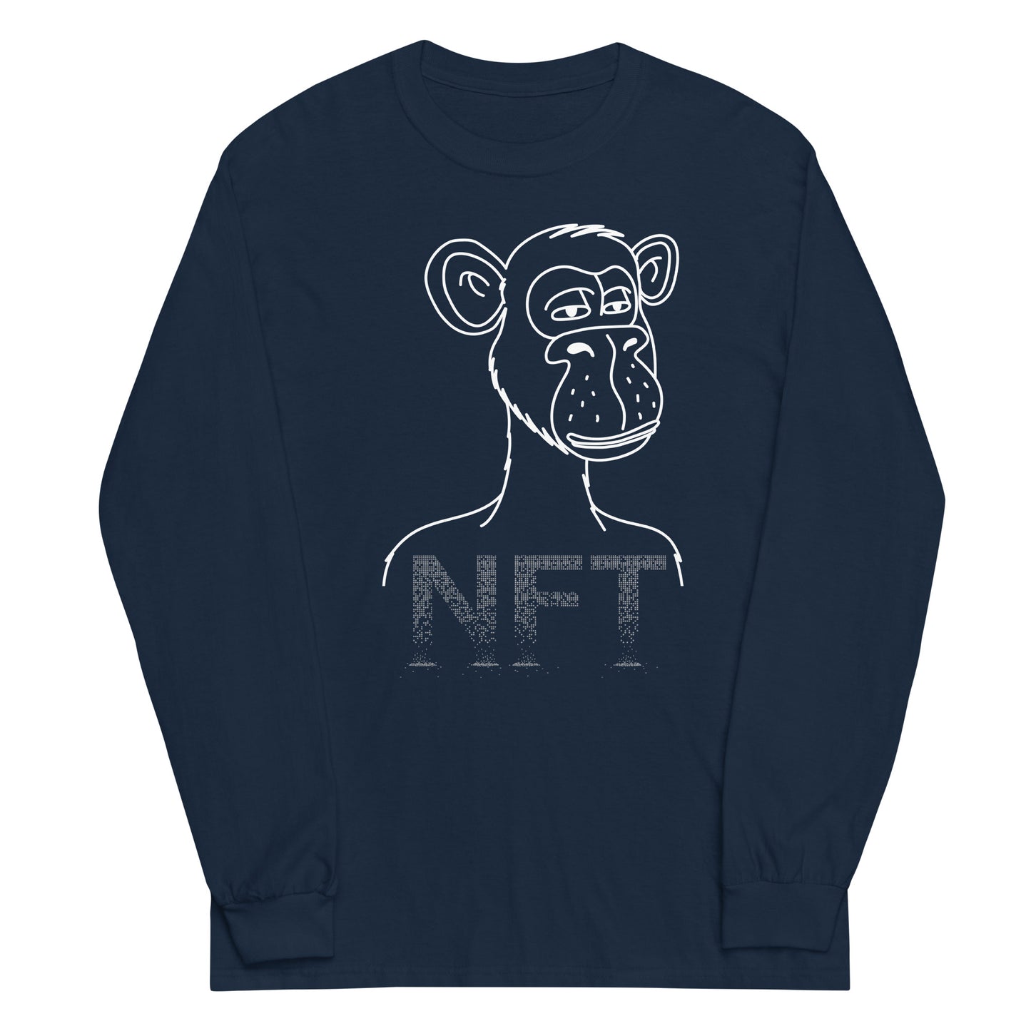 Monkey NFT Halloween Costume Men’s Long Sleeve Shirt