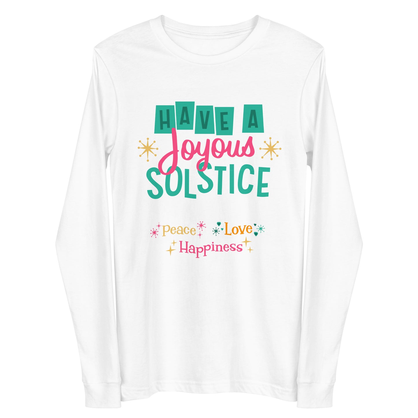 Joyous Solstice Holiday Namiste Unisex Long Sleeve Tee
