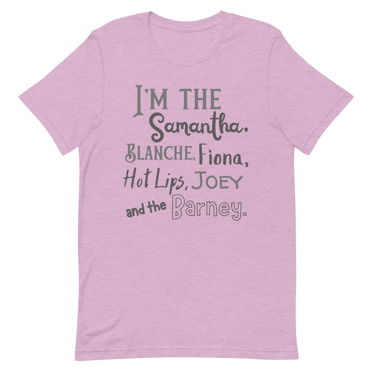 I'm the (insert sexy tv show character) Unisex t-shirt