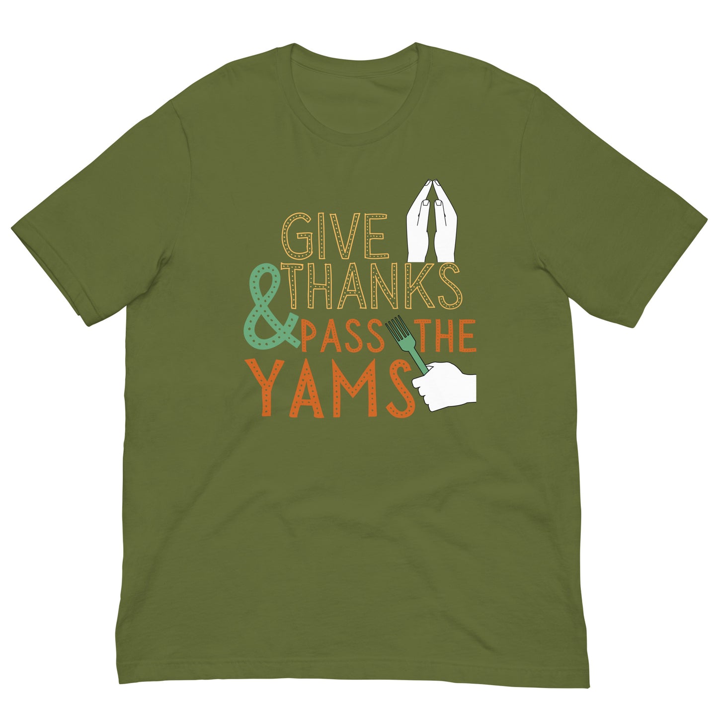 Thanksgiving Pass The Yams funny Unisex t-shirt