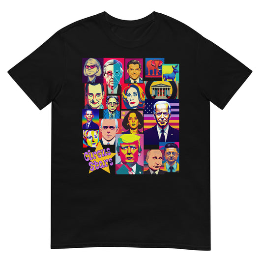 Our Political Circus Stars Pop Art Short-Sleeve Unisex T-Shirt