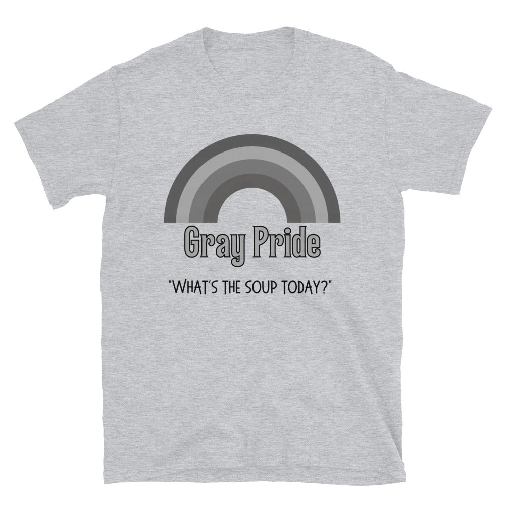 Gray Pride Soup Halloween Short-Sleeve Unisex T-Shirt