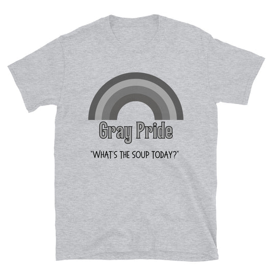 Gray Pride Soup Halloween Short-Sleeve Unisex T-Shirt