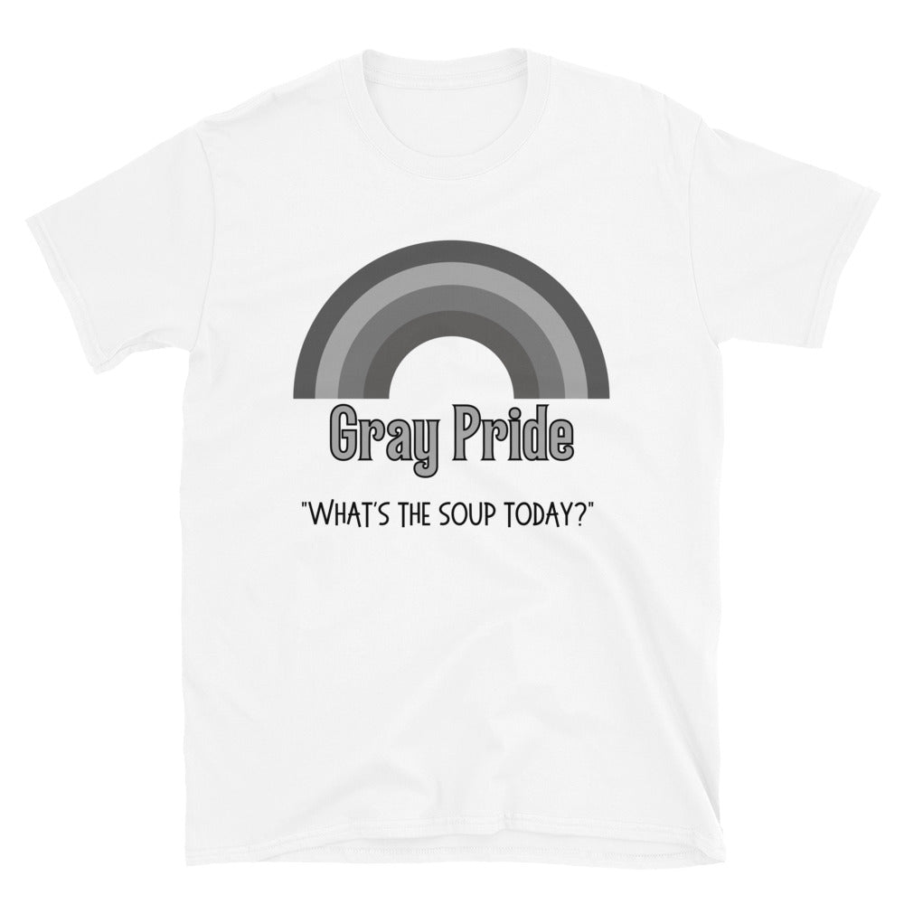 Gray Pride Soup Halloween Short-Sleeve Unisex T-Shirt