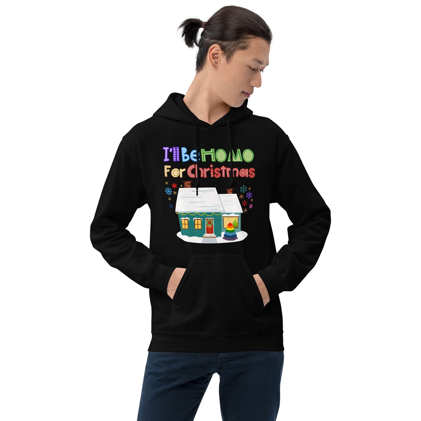 I&#39;ll be Homo For Christmas Gay Unisex Hoodie