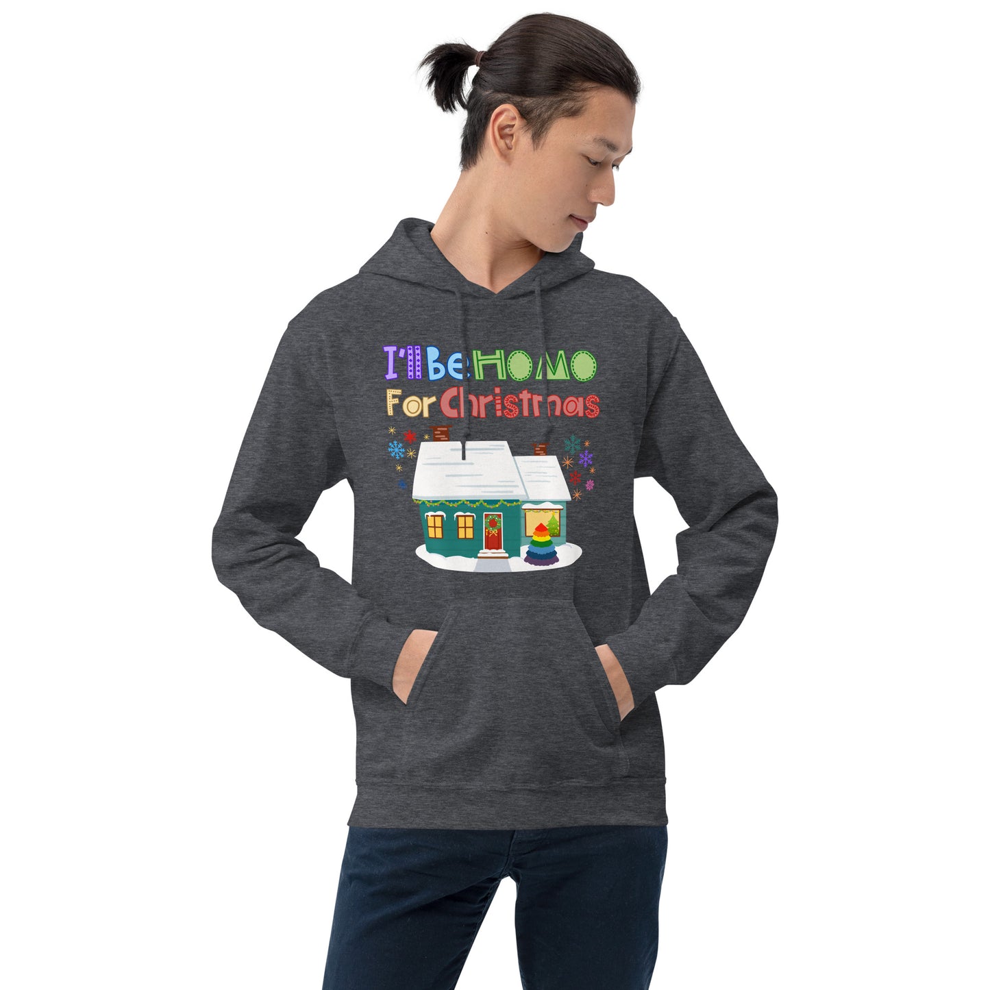 I&#39;ll be Homo For Christmas Gay Unisex Hoodie