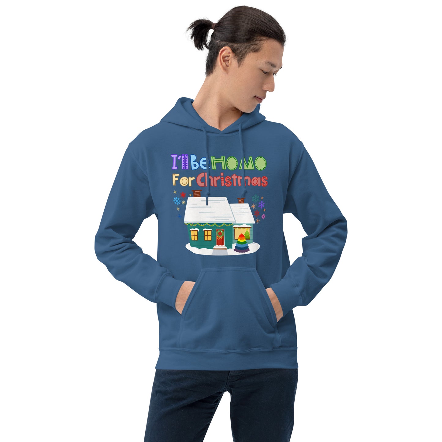 I&#39;ll be Homo For Christmas Gay Unisex Hoodie