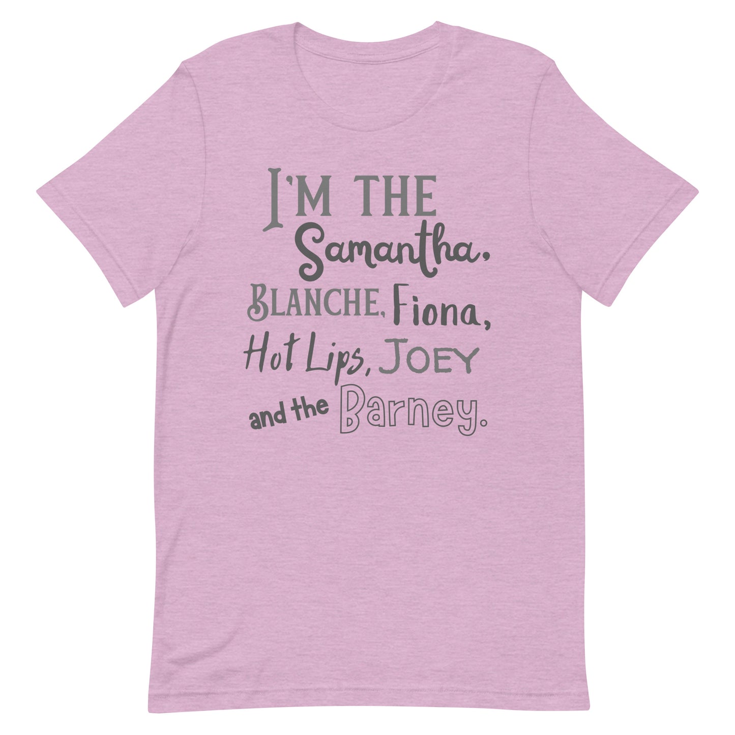 I&#39;m the (insert sexy tv show character) Unisex t-shirt