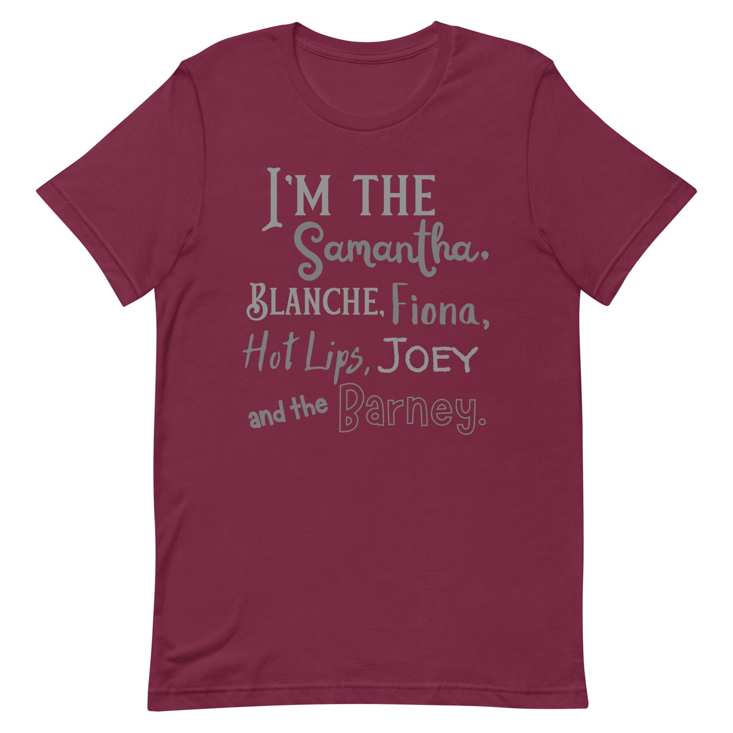 I&#39;m the (insert sexy tv show character) Unisex t-shirt